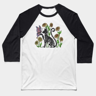 cat Baseball T-Shirt